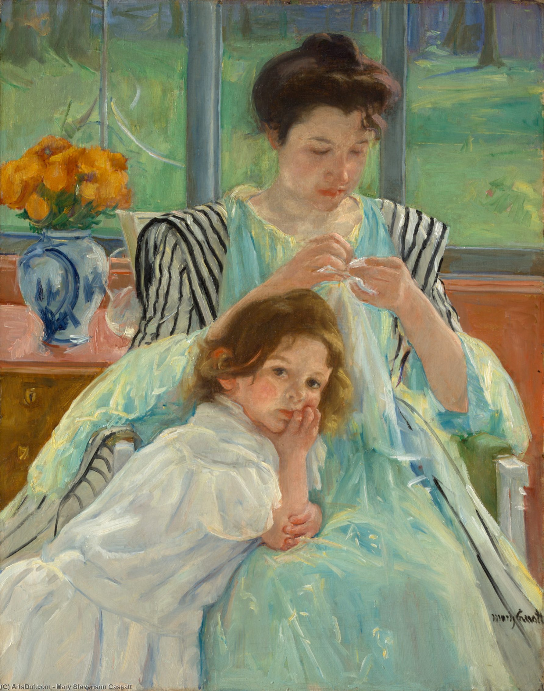 Young Mother — Mary Stevenson Cassatt