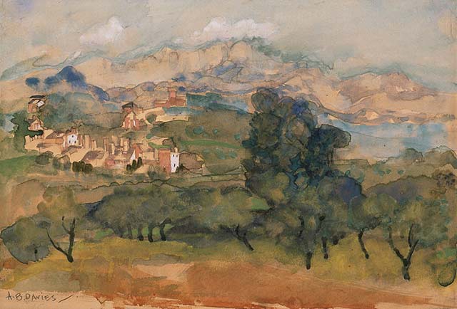 Olive Trees — Arthur B. Davies
