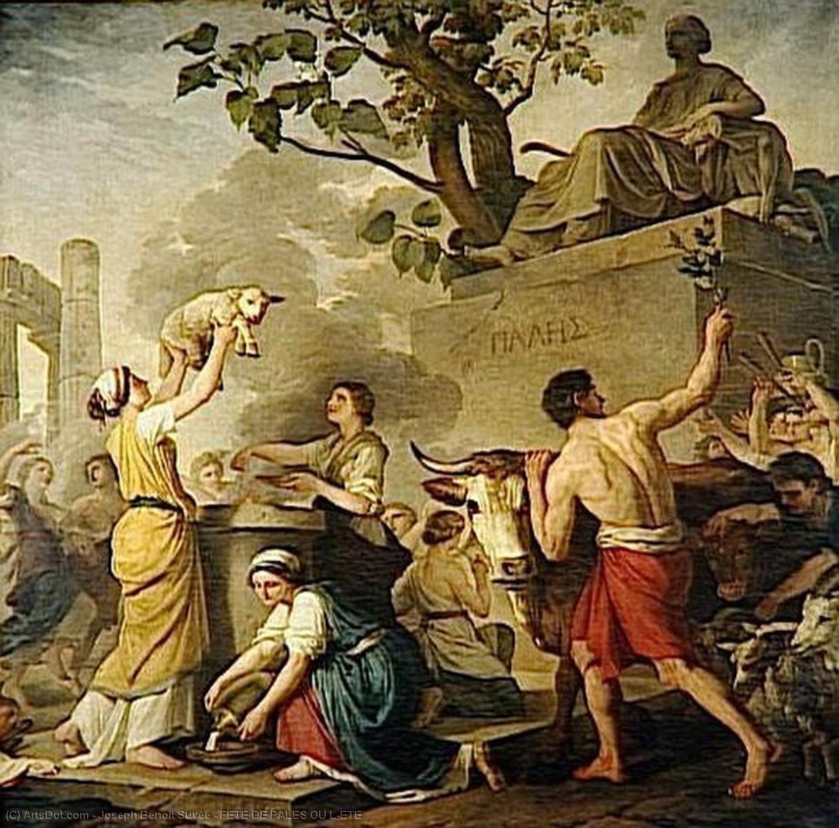 Fete De Pales Ou L'ete — Joseph Benoit Suvée