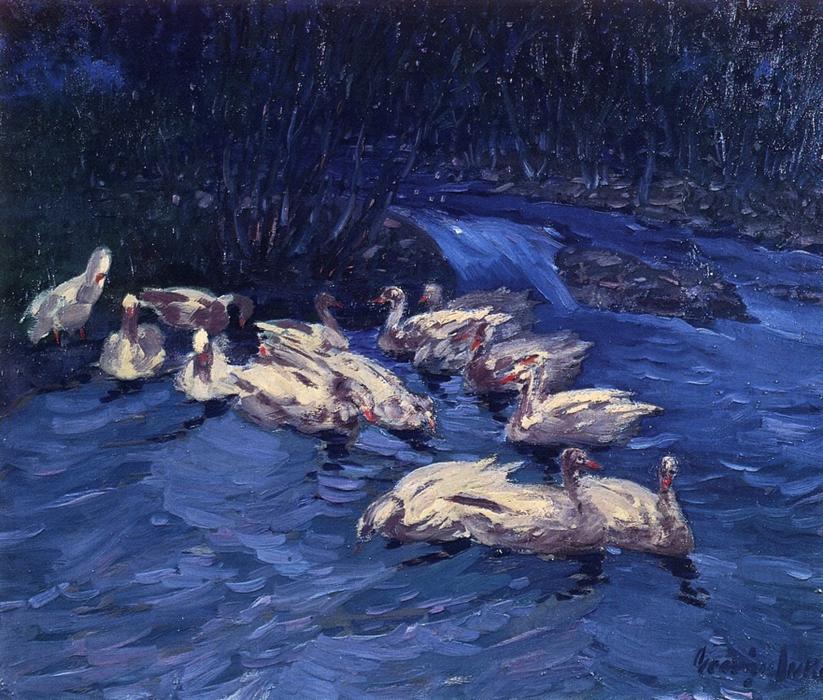 Wild Geese — George Benjamin Luks