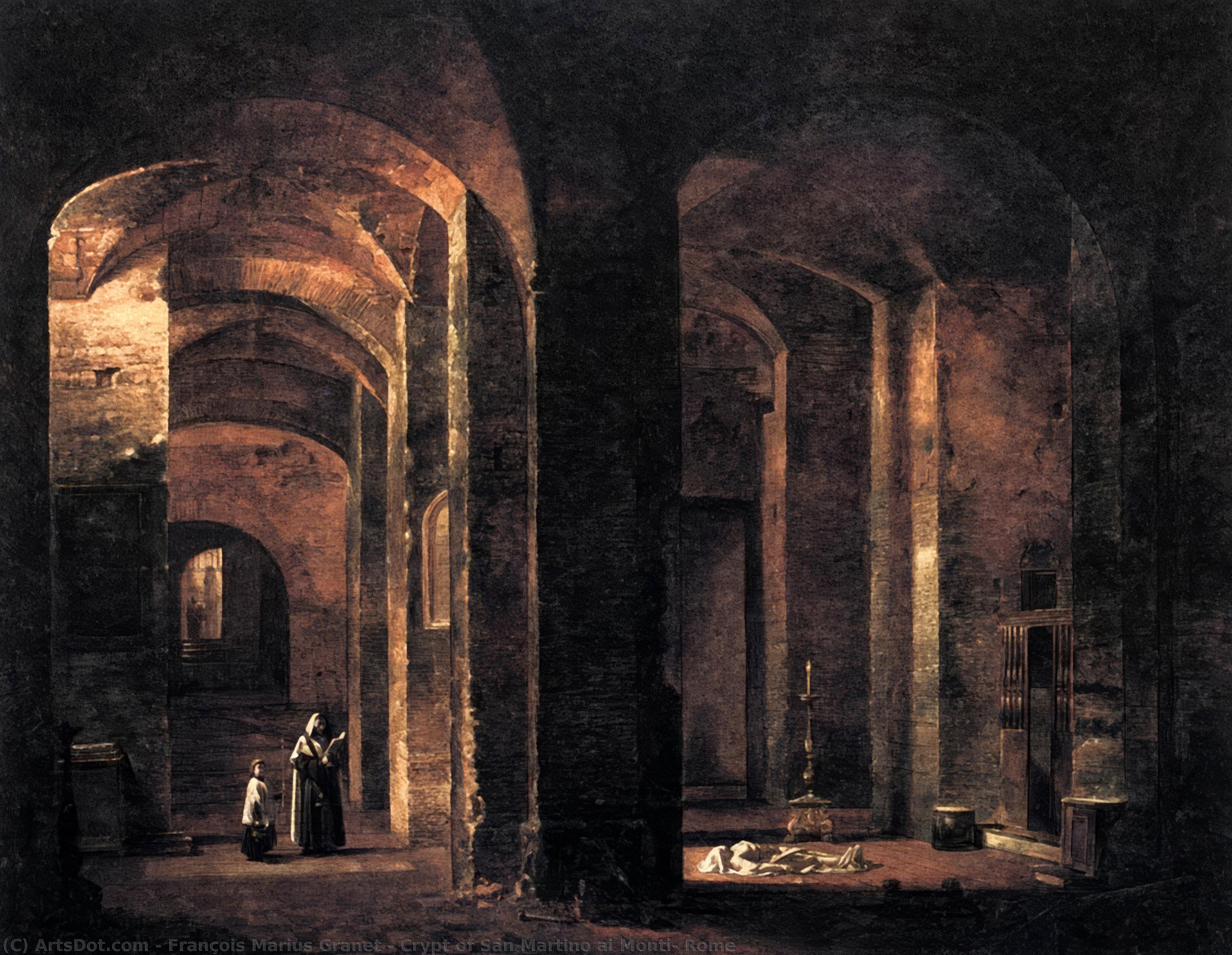 Crypt Of San Martino Ai Monti, Rome — François Marius Granet