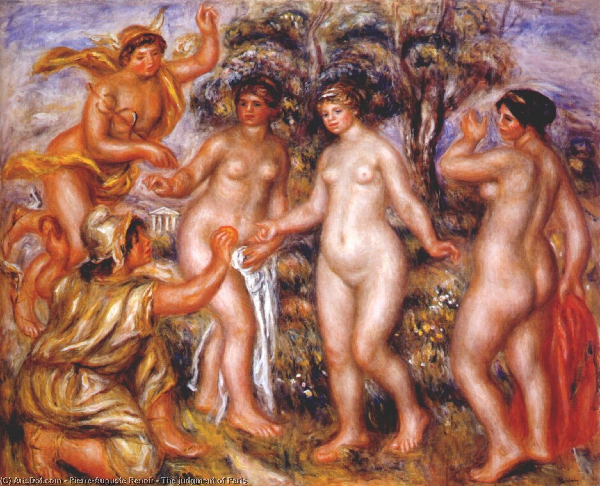 The Judgment Of Paris — Pierre-auguste Renoir