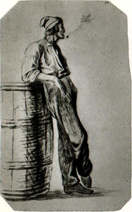 Study Of A Figure 25 — George Caleb Bingham