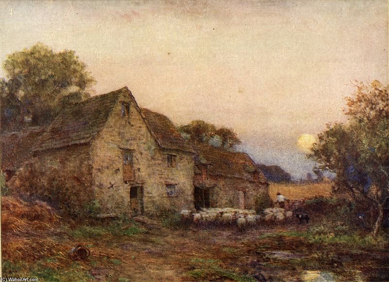 The Harvest Moon — Ernest Albert Waterlow