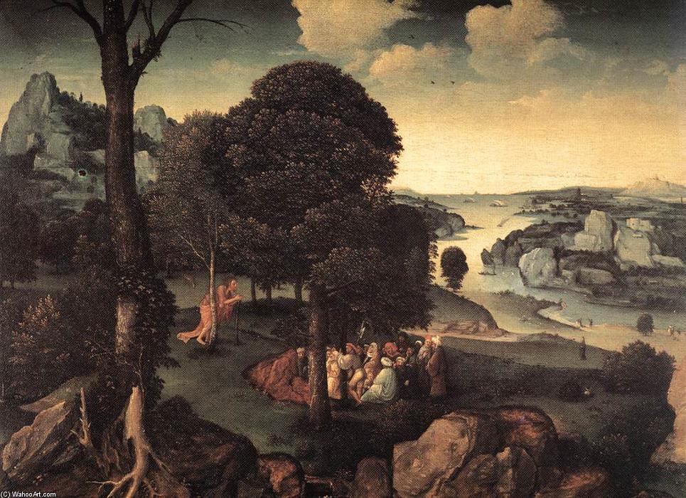 Landscape With St John The Baptist Preaching — Joachim Patenier