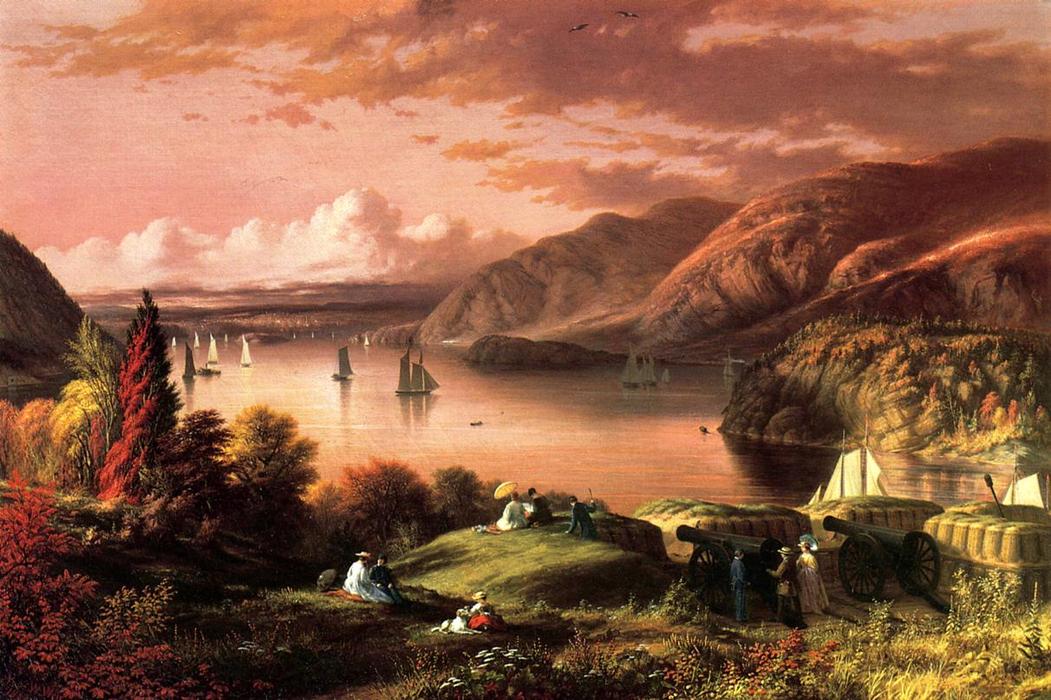 A View Of The Hudson From West Point — Robert Walter Weir