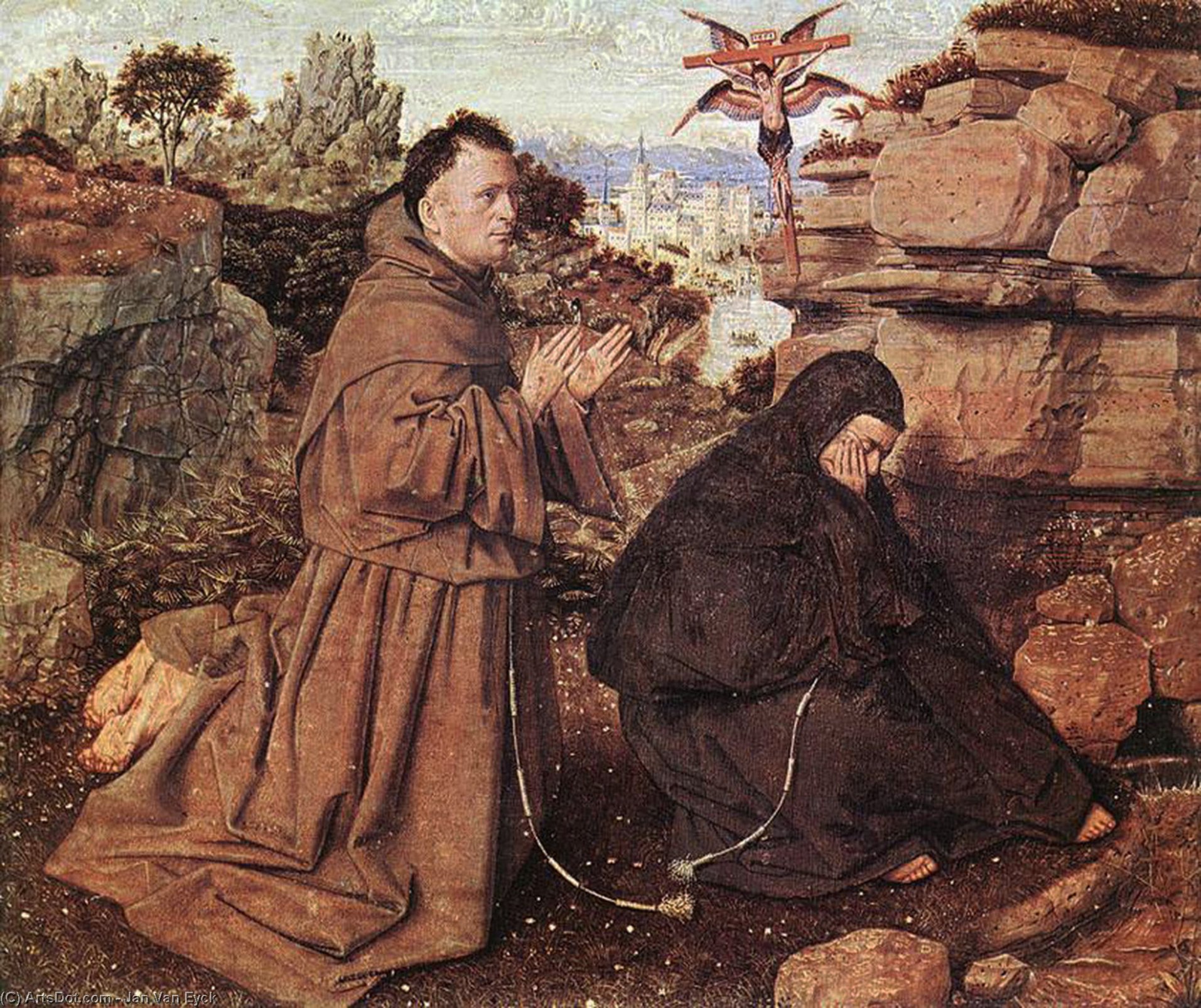 Stigmatization Of St Francis — Jan Van Eyck