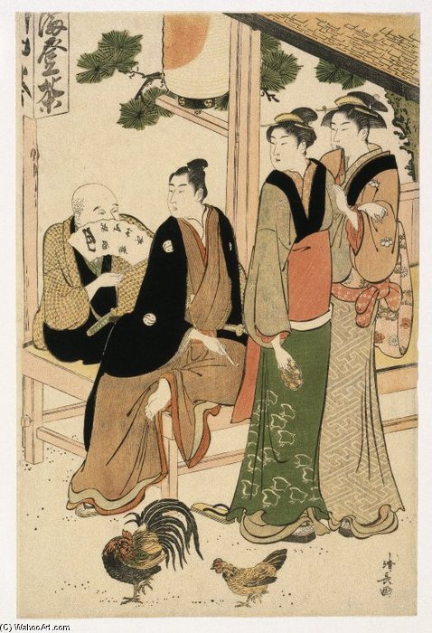 Looking At Each Other Meeting — Torii Kiyonaga
