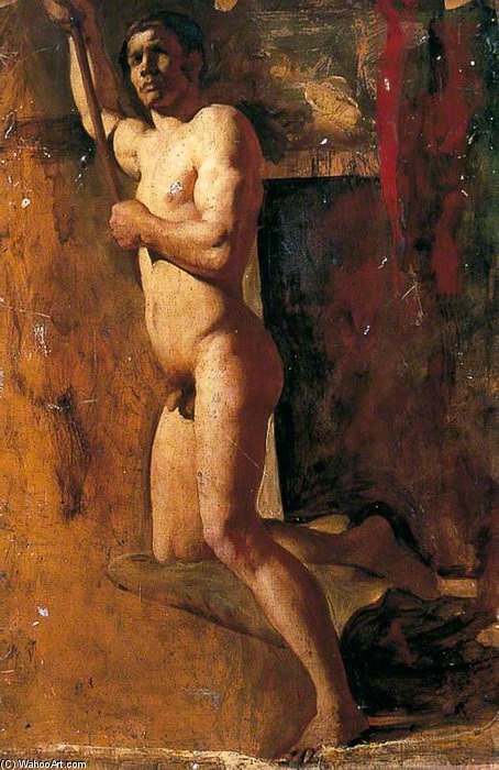 Male Nude - — William Etty