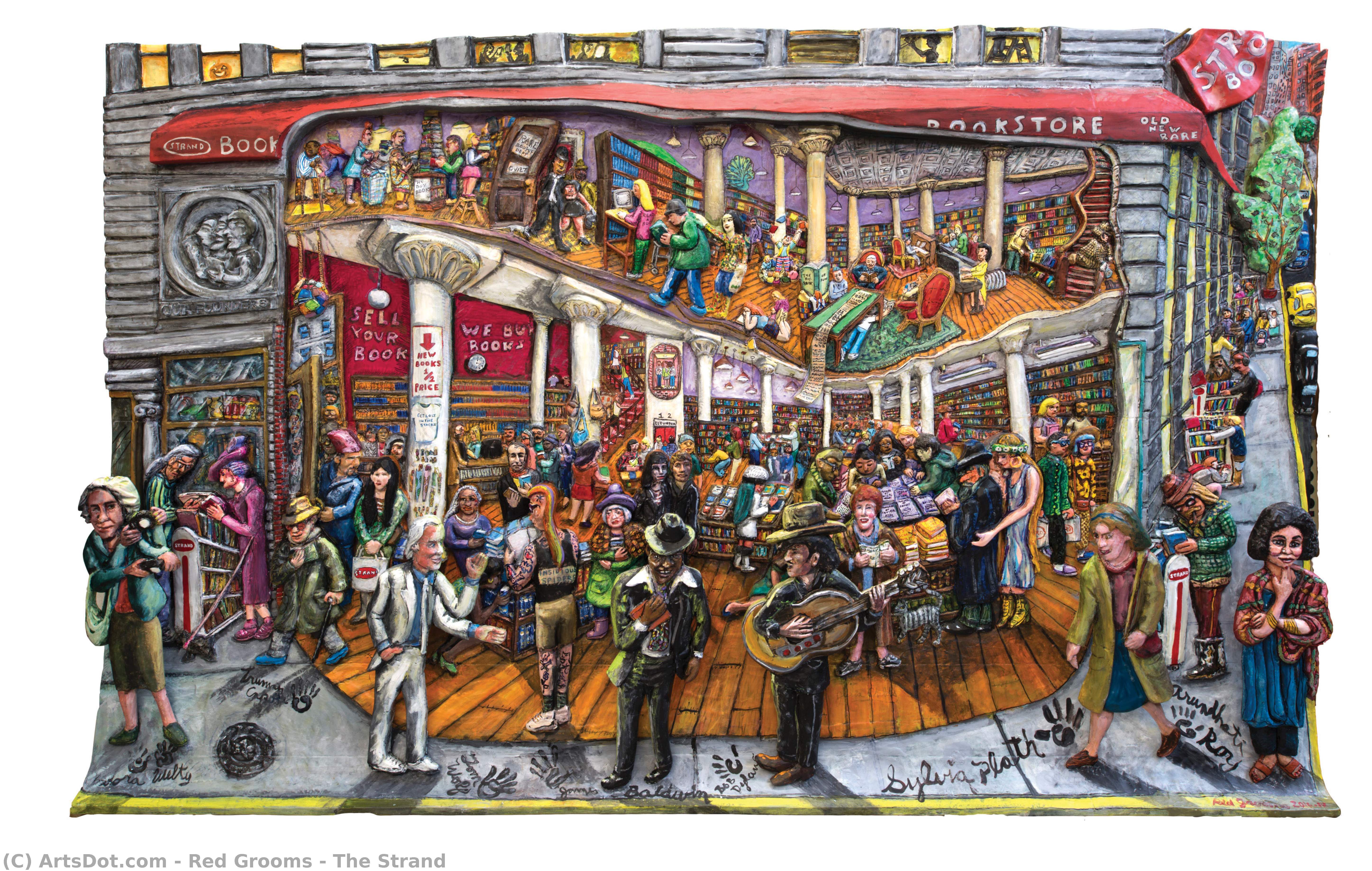 The Strand — Red Grooms