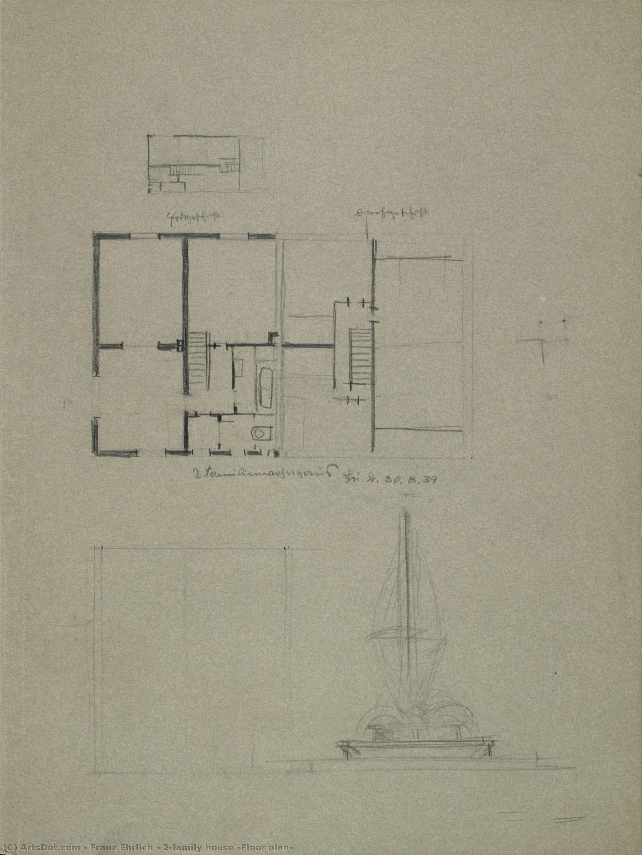 2-family House (floor Plan) — Franz Ehrlich