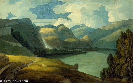 Derwentwater Looking South, — Francis Towne