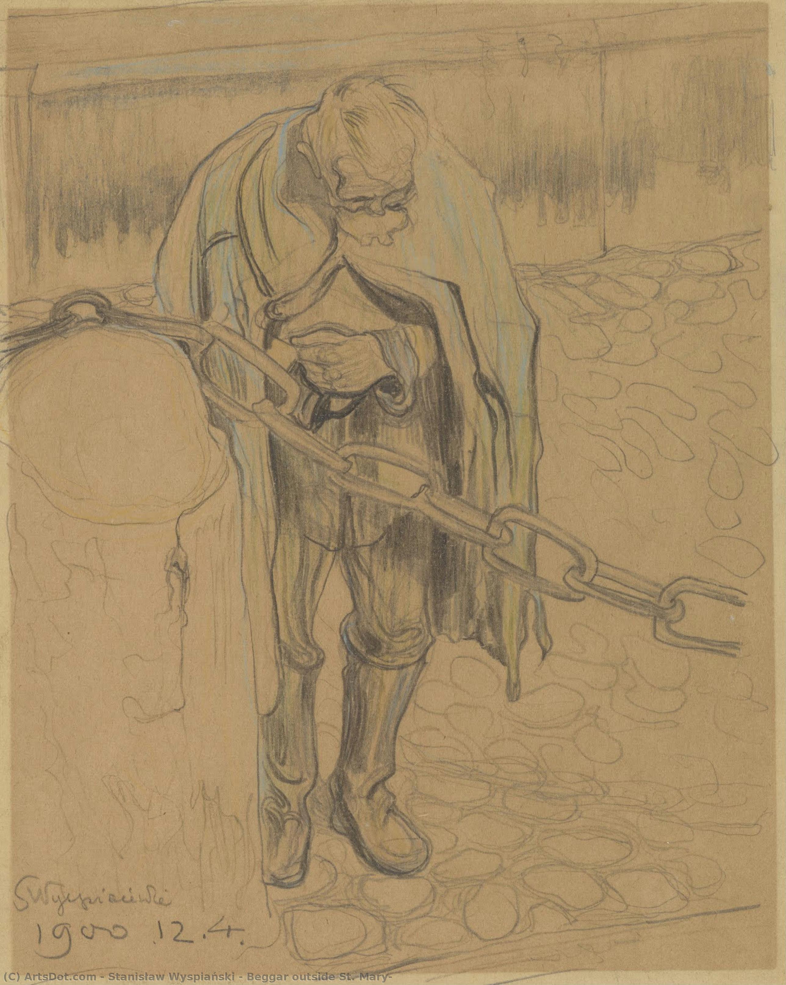 Beggar Outside St. Mary — Stanislaw Wyspianski