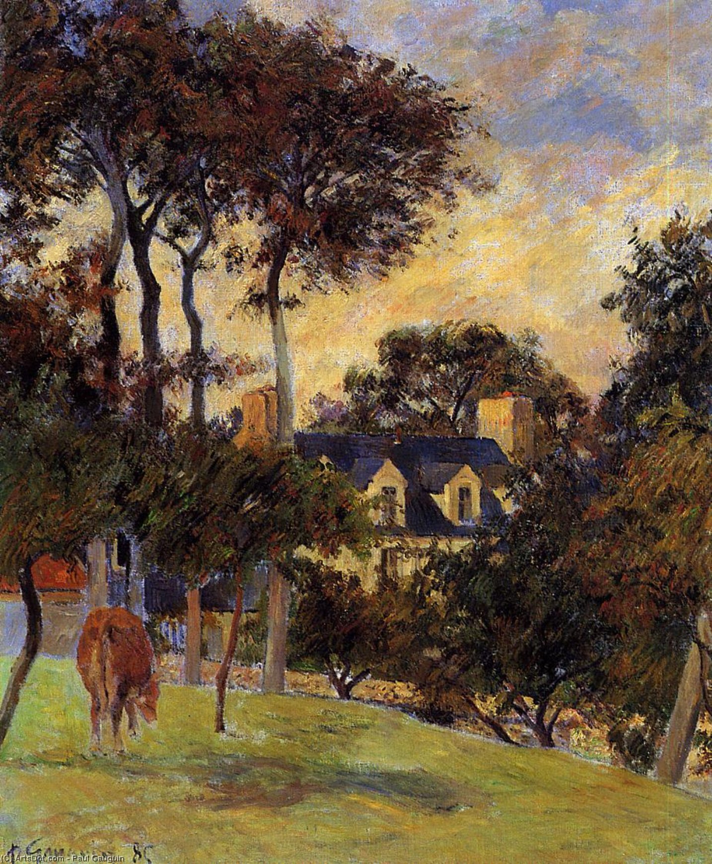 White House — Eugène Henri Paul Gauguin