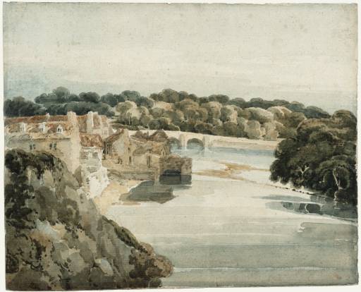 The River Tweed Near Kelso — Thomas Girtin