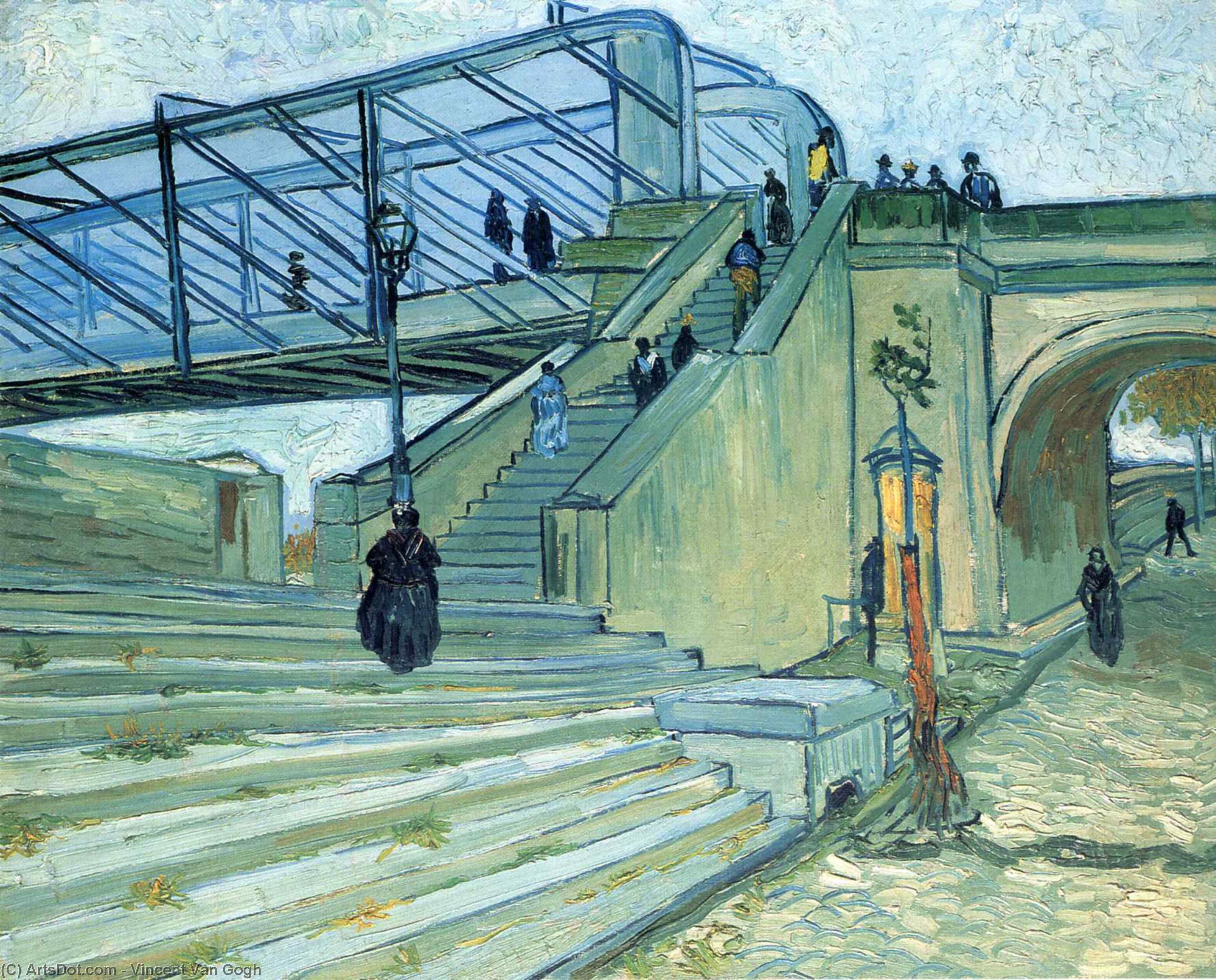 Trinquetaille Bridge, The — Vincent Willem Van Gogh