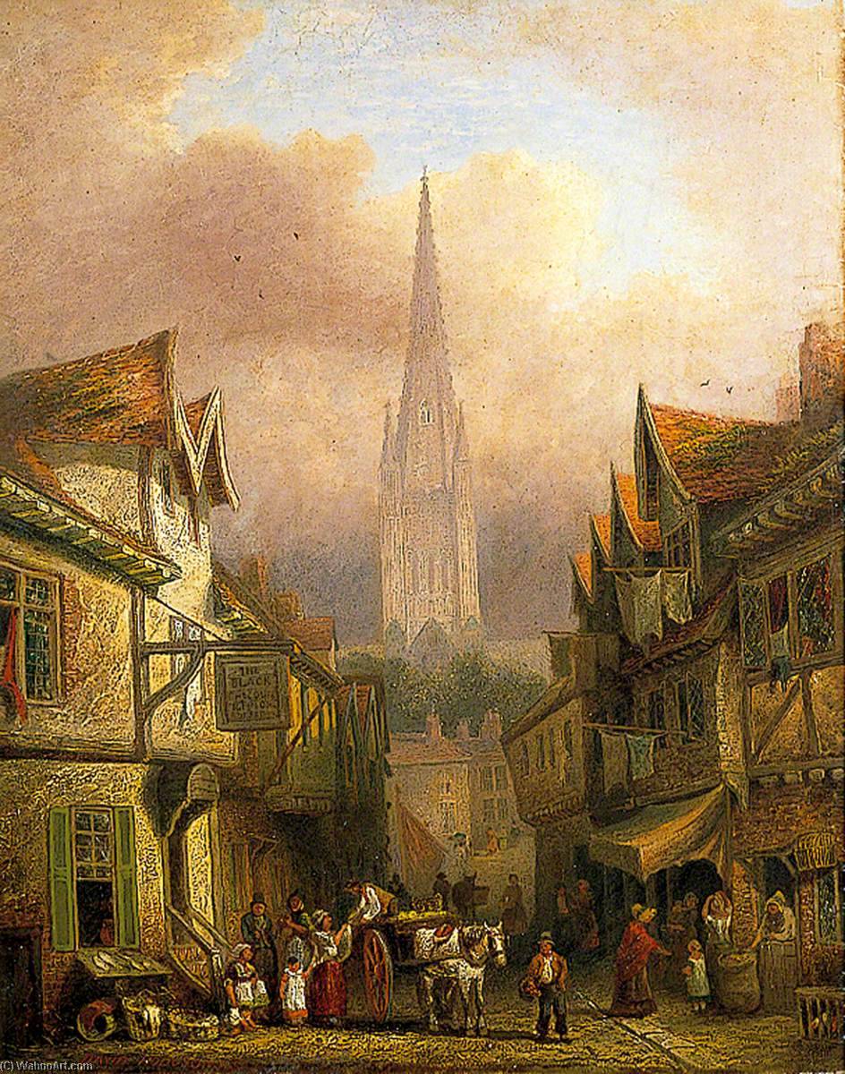 Norwich Cathedral From Cowgate, Norfolk — David Hodgson