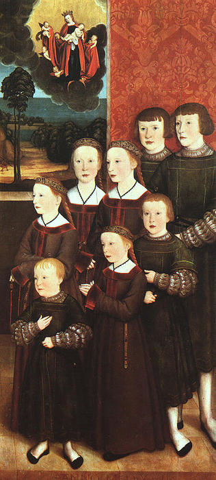 The Eight Children Konrad Rehlinger — Bernhard Strigel
