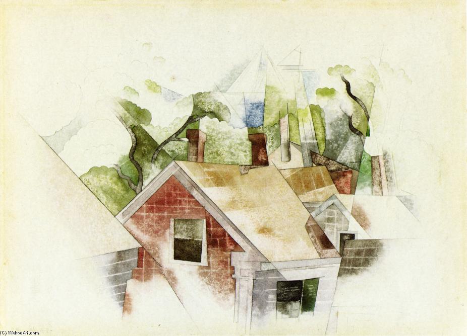 Rooftops — Charles Demuth