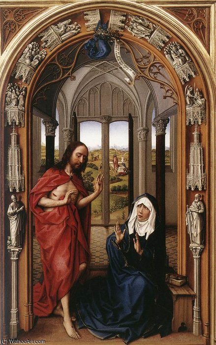 Miraflores Altarpiece (right Panel) — Goswijn Van Der Weyden