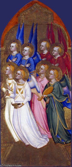 Seraphim, Cherubim And Adoring Angels — Jacopo Di Cione