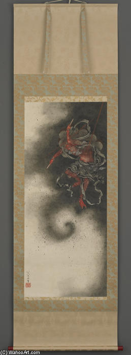 Thunder God, Edo Period — Katsushika Hokusai