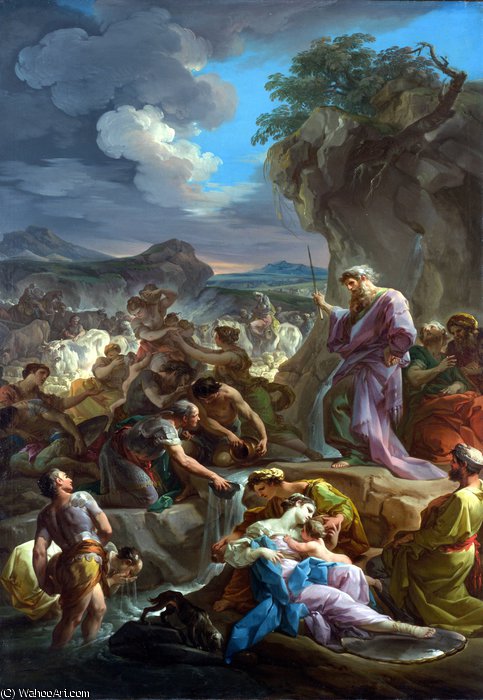 Moses Striking The Rock — Corrado Giaquinto