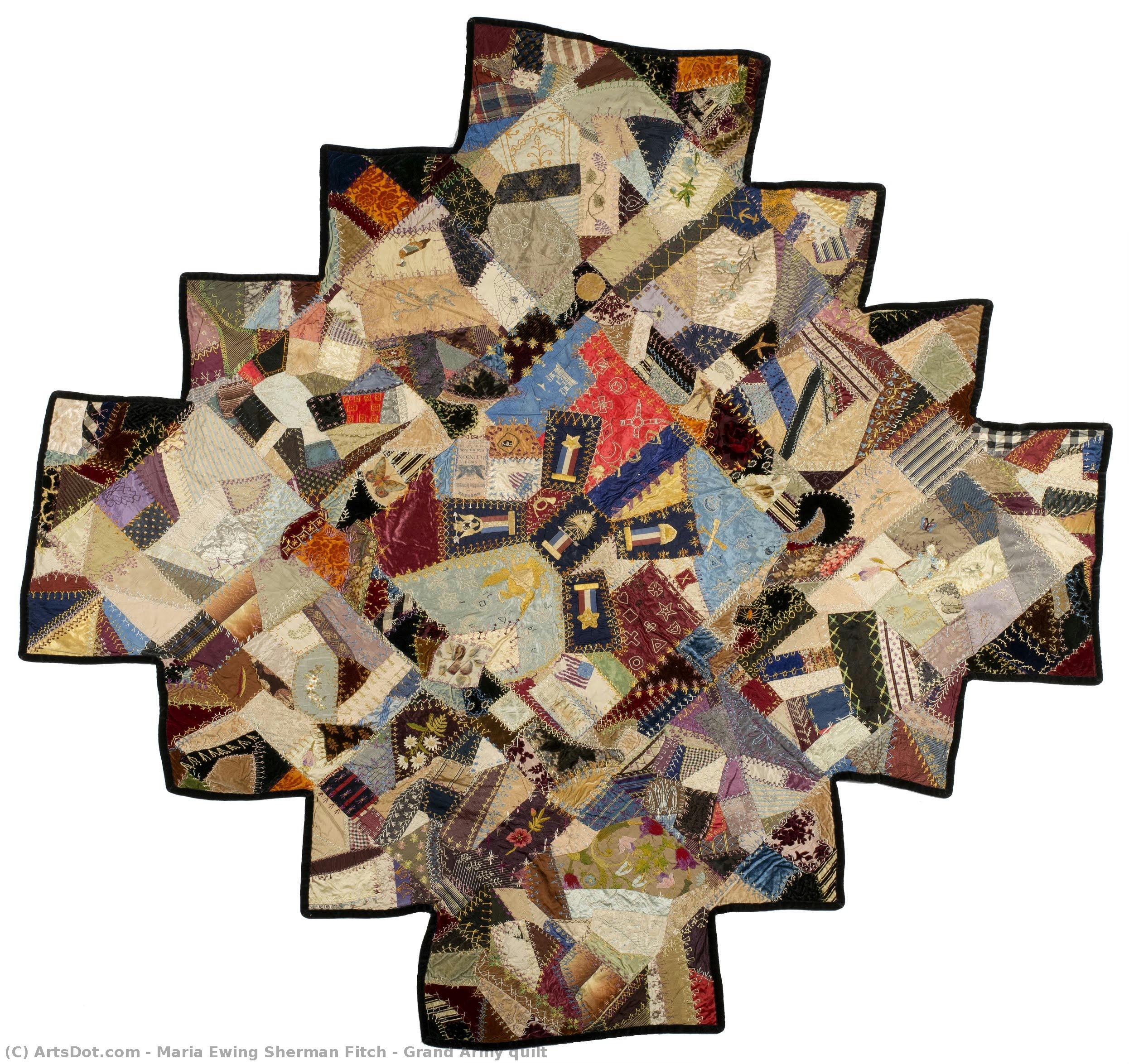 Grand Army Quilt — Maria Ewing Sherman Fitch