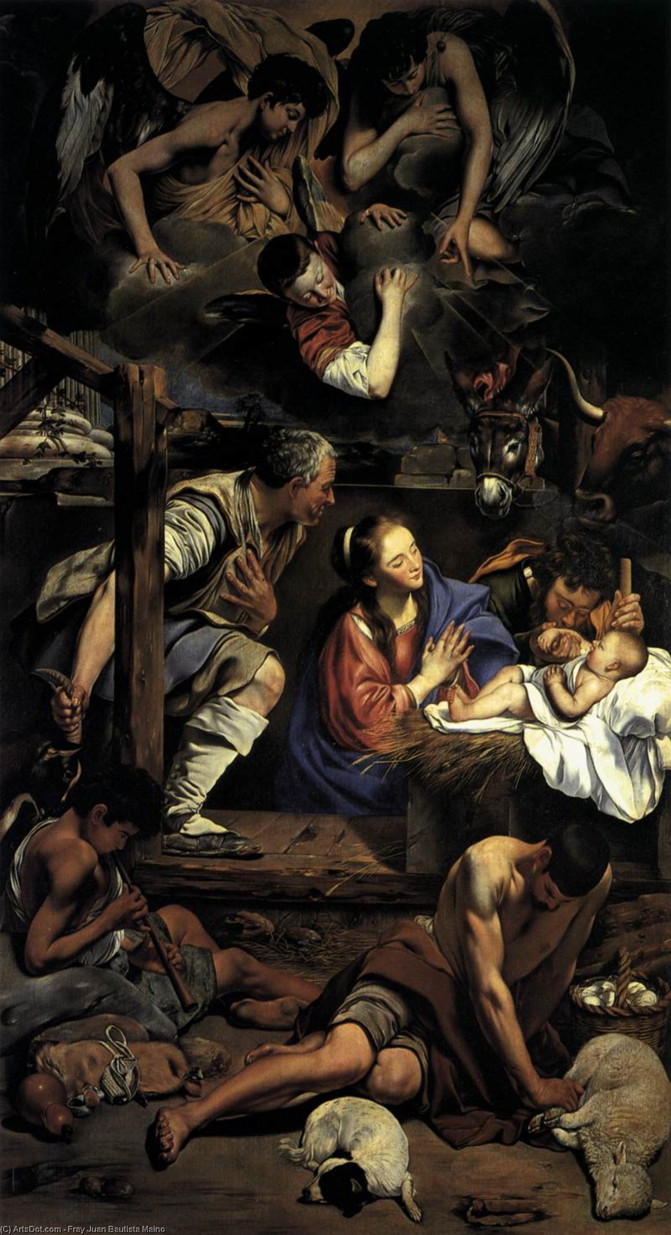 Adoration Of The Shepherds — Fray Juan Bautista Maino