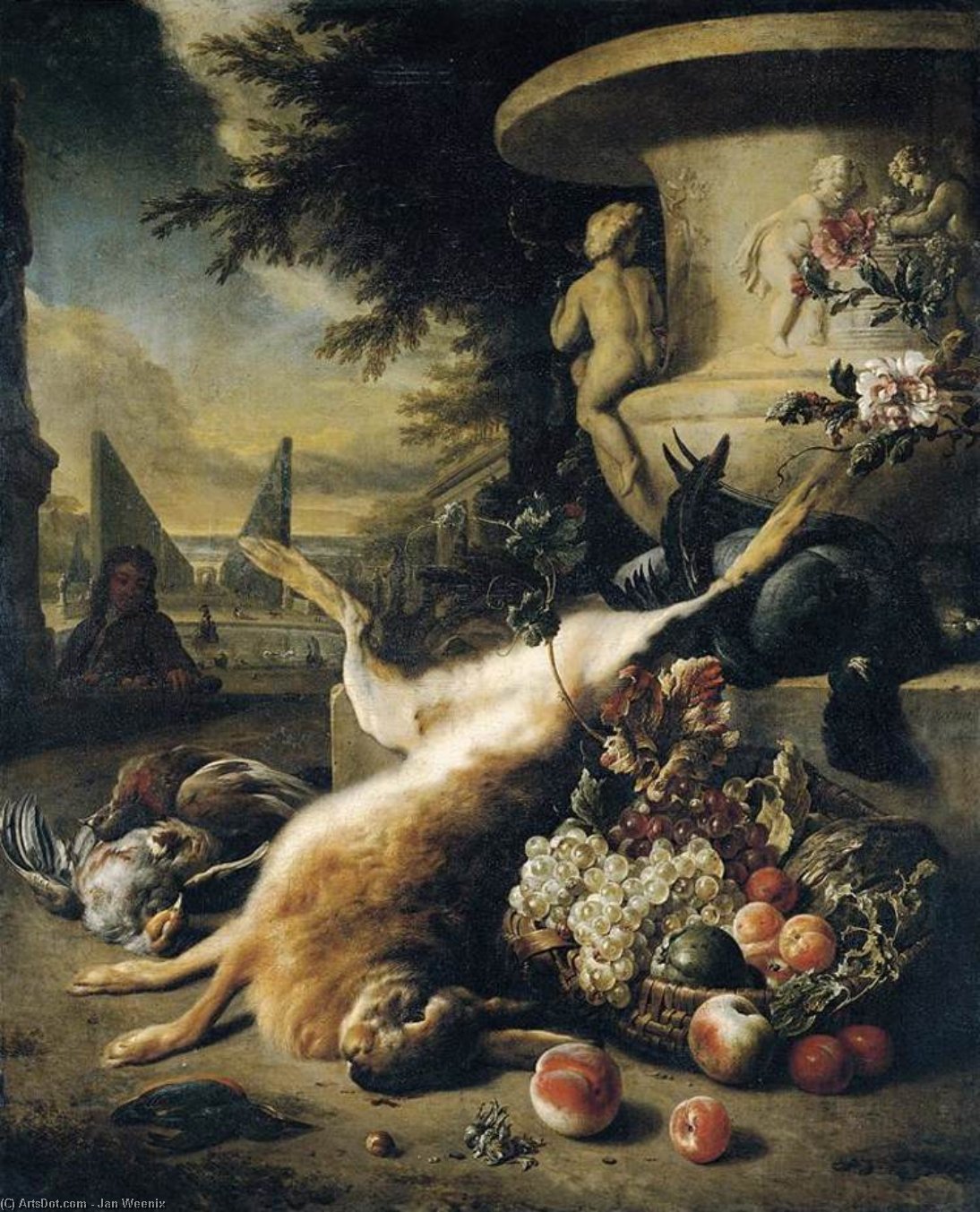 Still-life Of Game — Jan Weenix