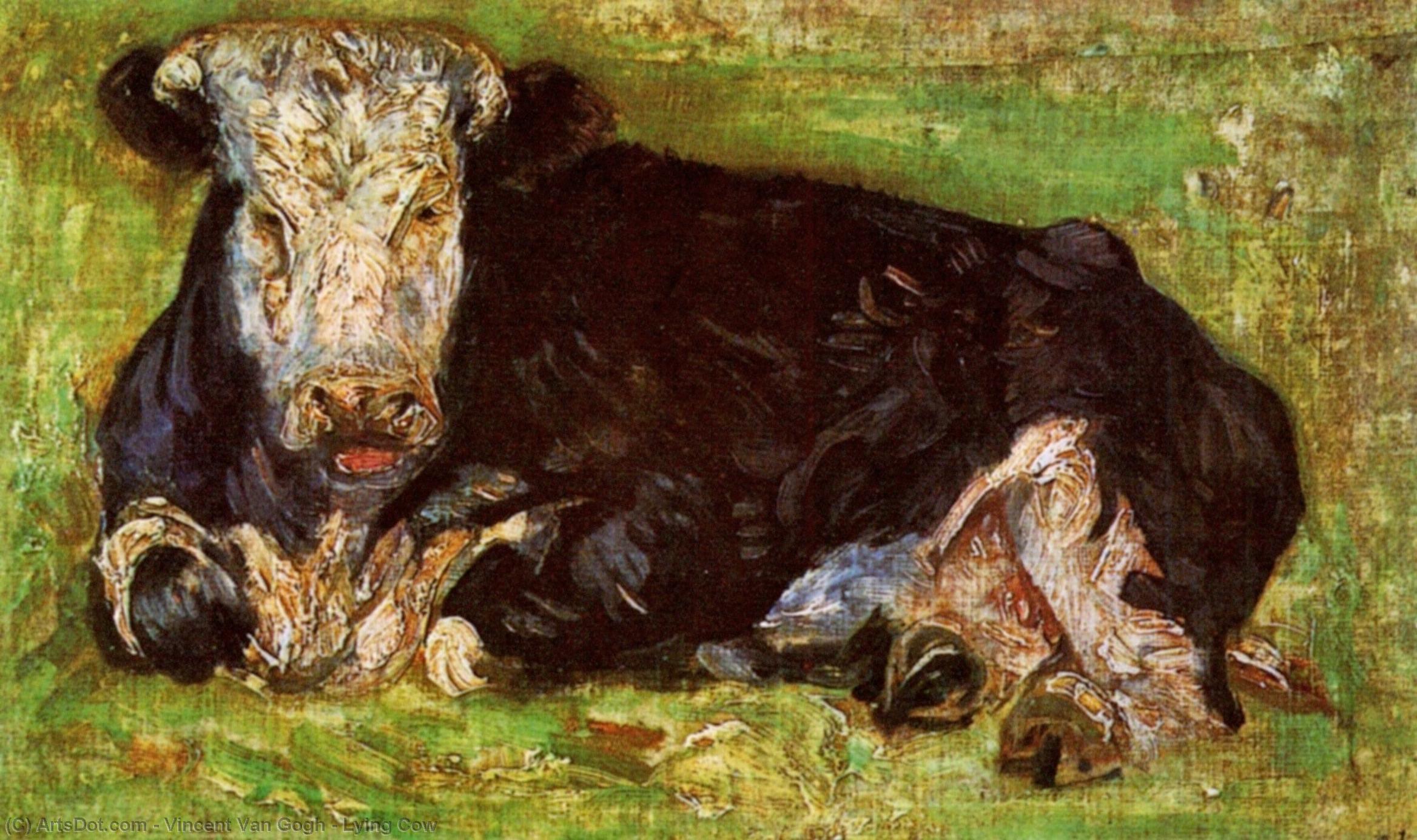 Lying Cow — Vincent Willem Van Gogh