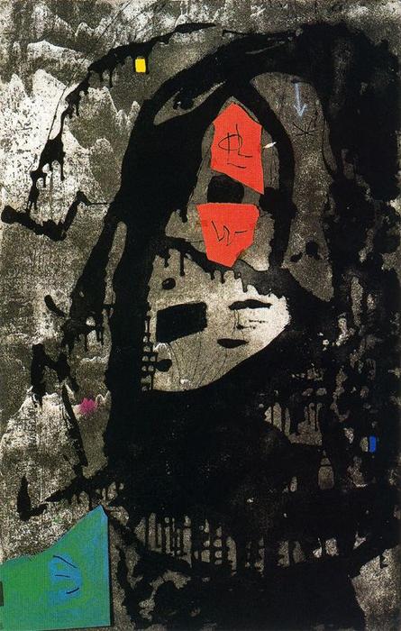 Maqueta Per A La Sèrie Els Gossos — Joan Miró