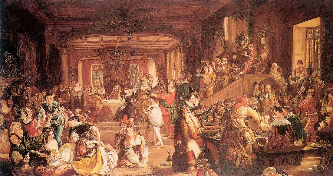 Merry Christmas In The Baron's Hall — Daniel Maclise