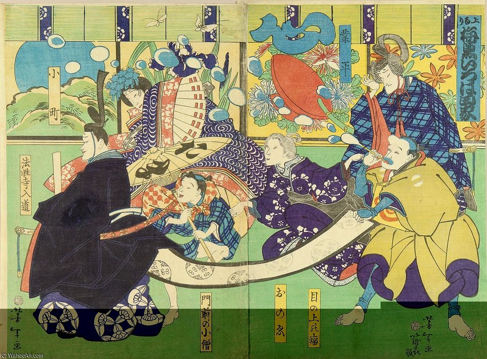 A Caricature — Tsukioka Yoshitoshi