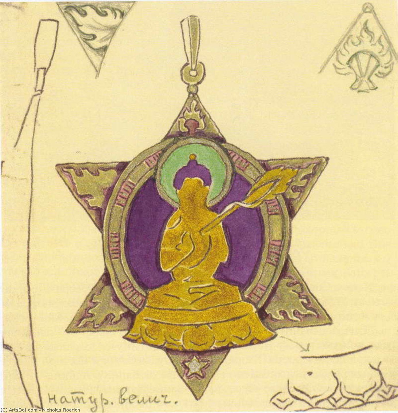 Order Of Buddha All-conquering — Nicholas Roerich