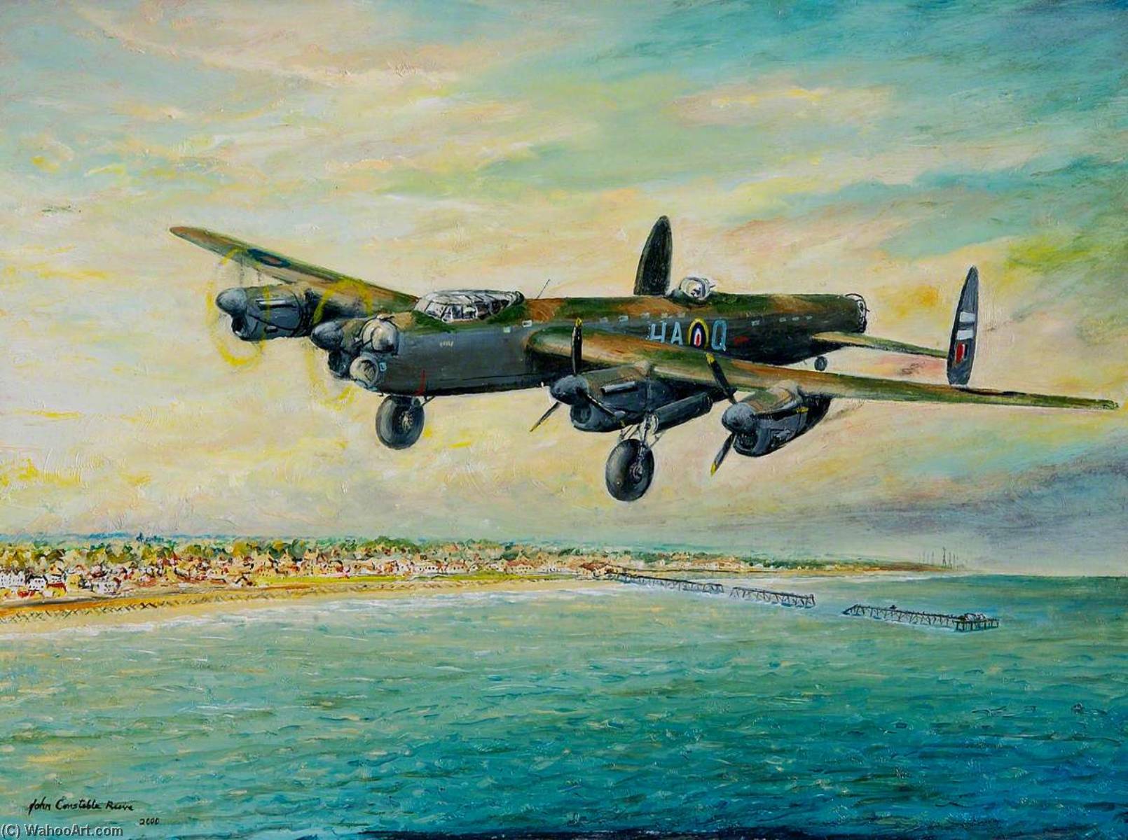 Lancaster Bomber B1, Lm258, Ha Q Of 218 Squadron — John Constable Reeve