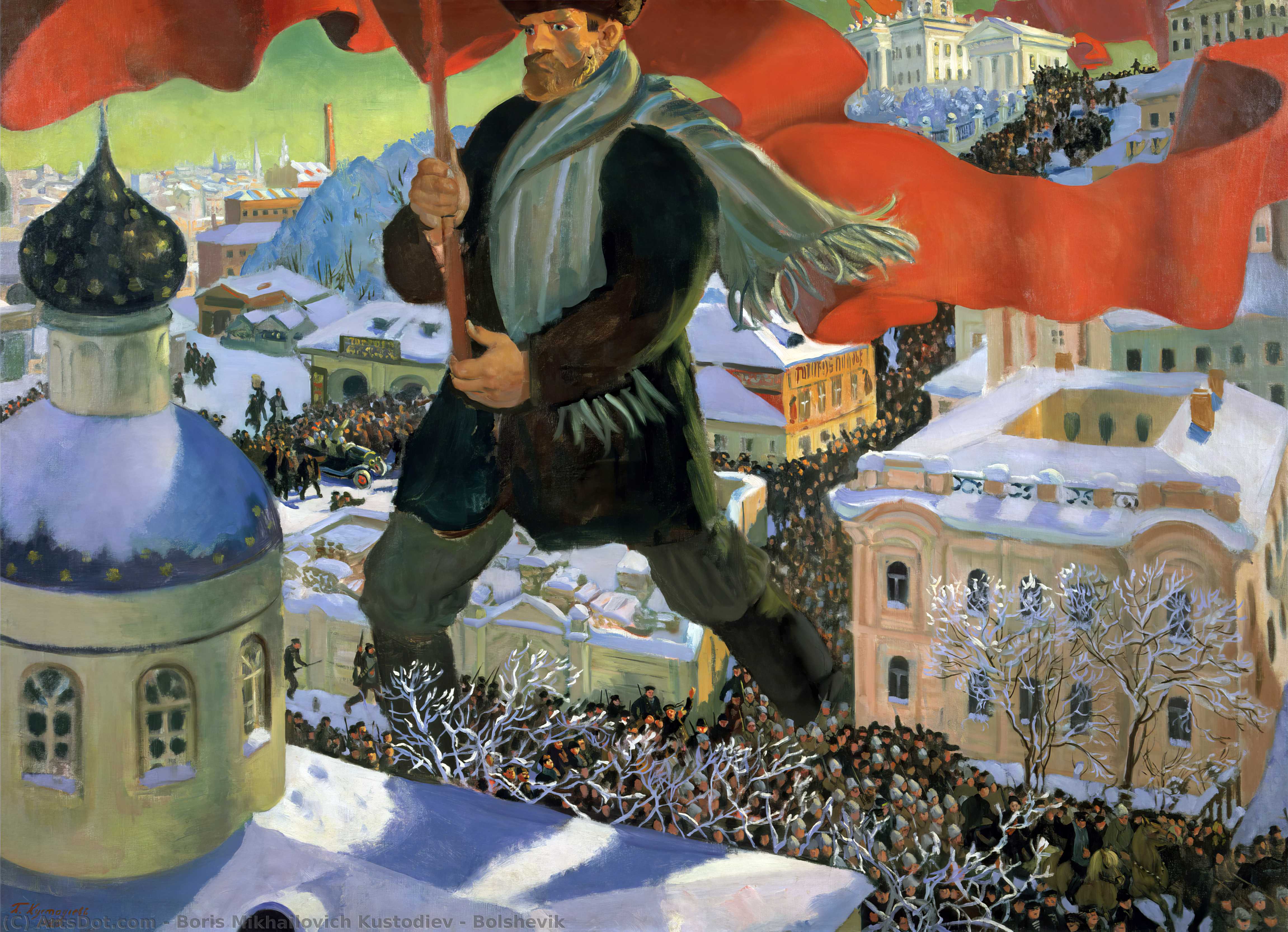 Bolshevik — Boris Mikhailovich Kustodiev
