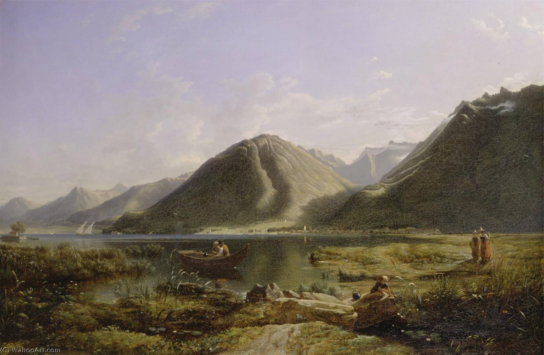 End Of Lake Geneva — James Francis Danby