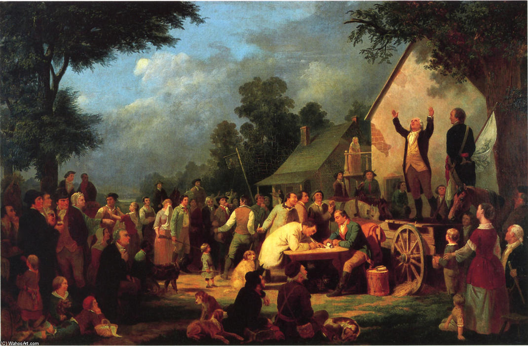Recruiting For The Continental Army — William Tylee Ranney