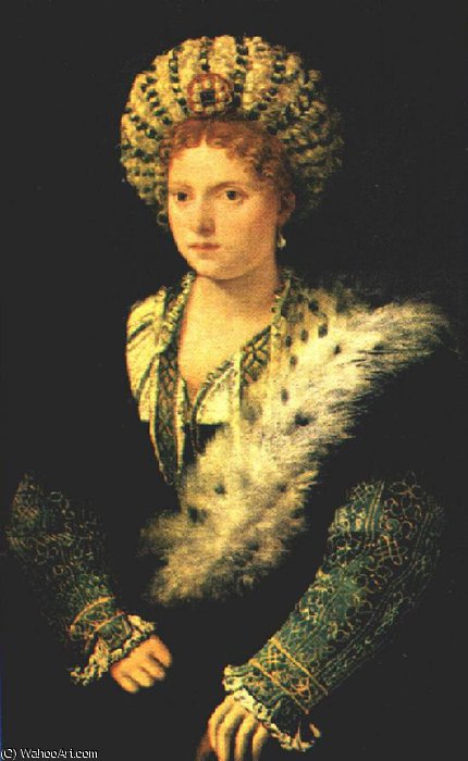 Portrait Of Isabella D'este, Kunsthistorisches Museu — Titian