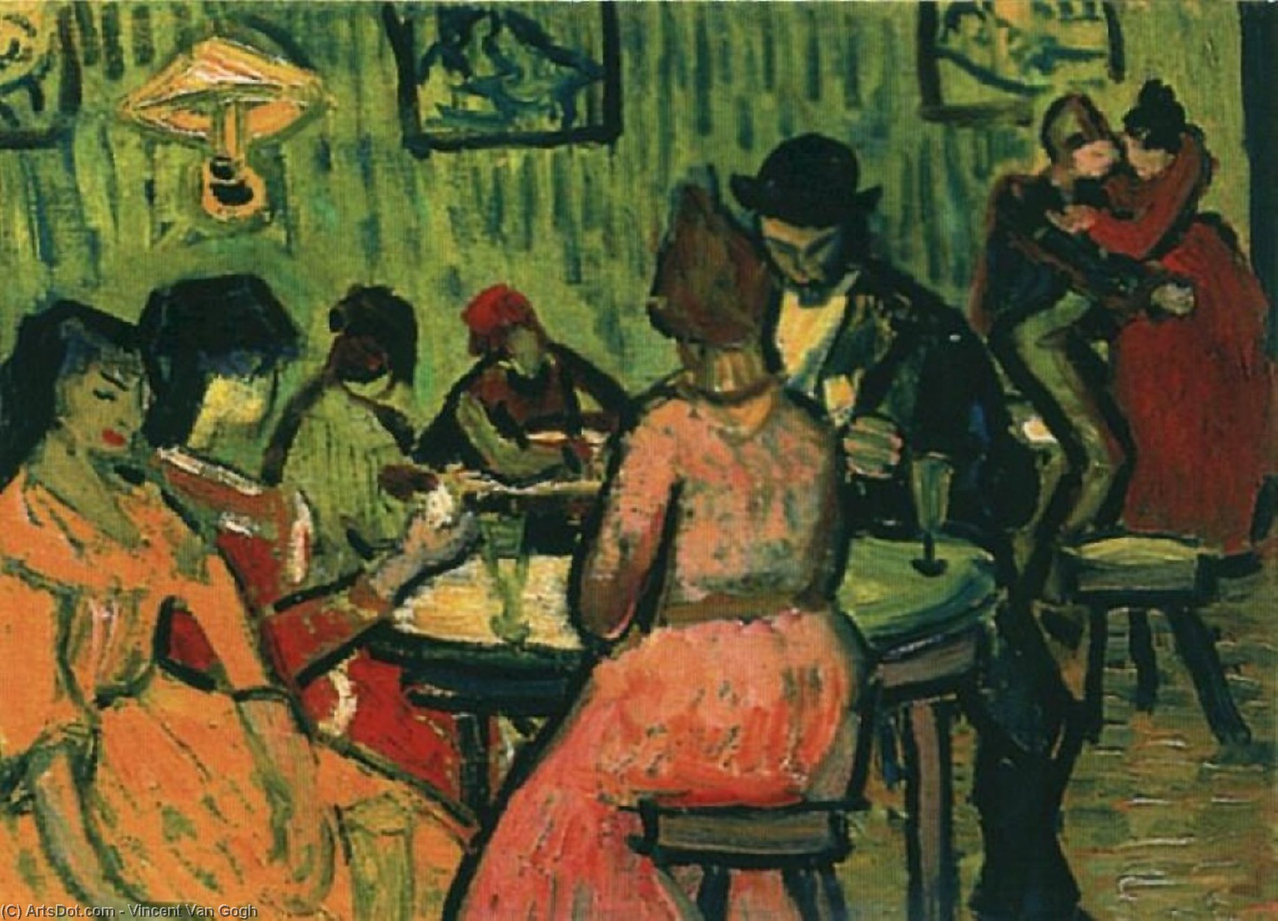 The Brothel — Vincent Willem Van Gogh