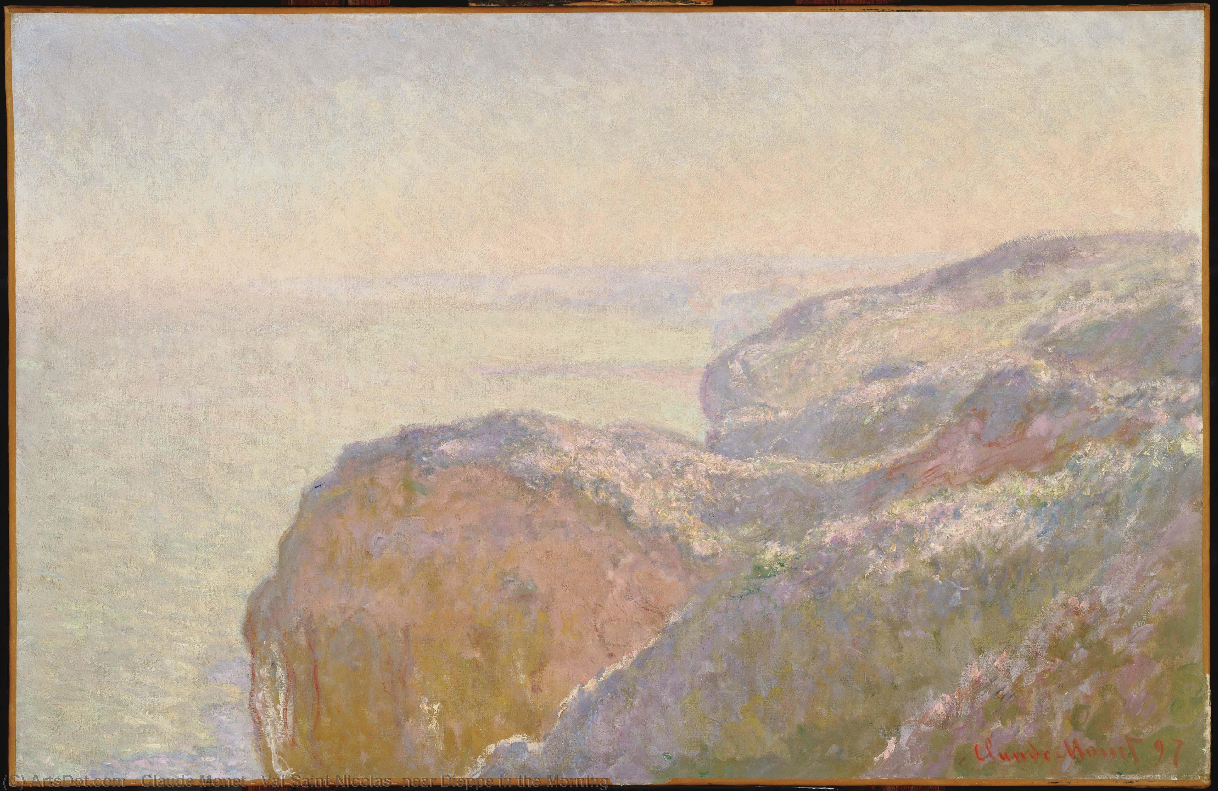 Val-saint-nicolas, Near Dieppe In The Morning — Claude Monet