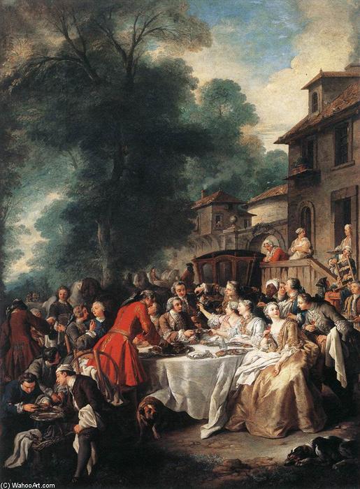 A Hunting Meal — Jean François De Troy