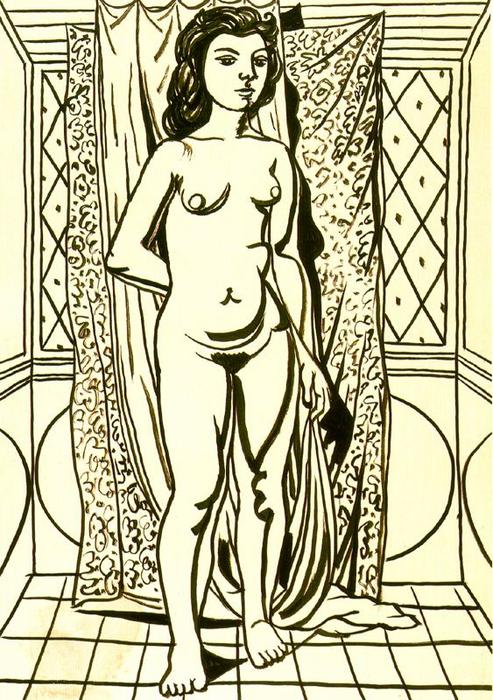 Female Nude — Rafael Zabaleta Fuentes