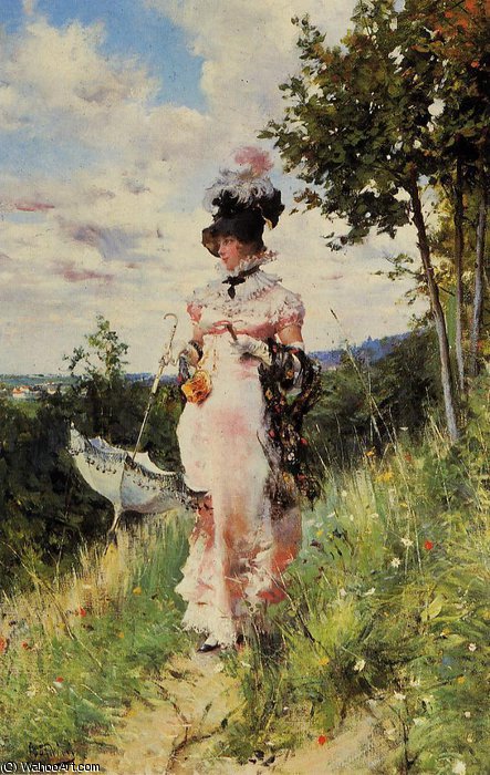 The Summer Stroll — Giovanni Boldini