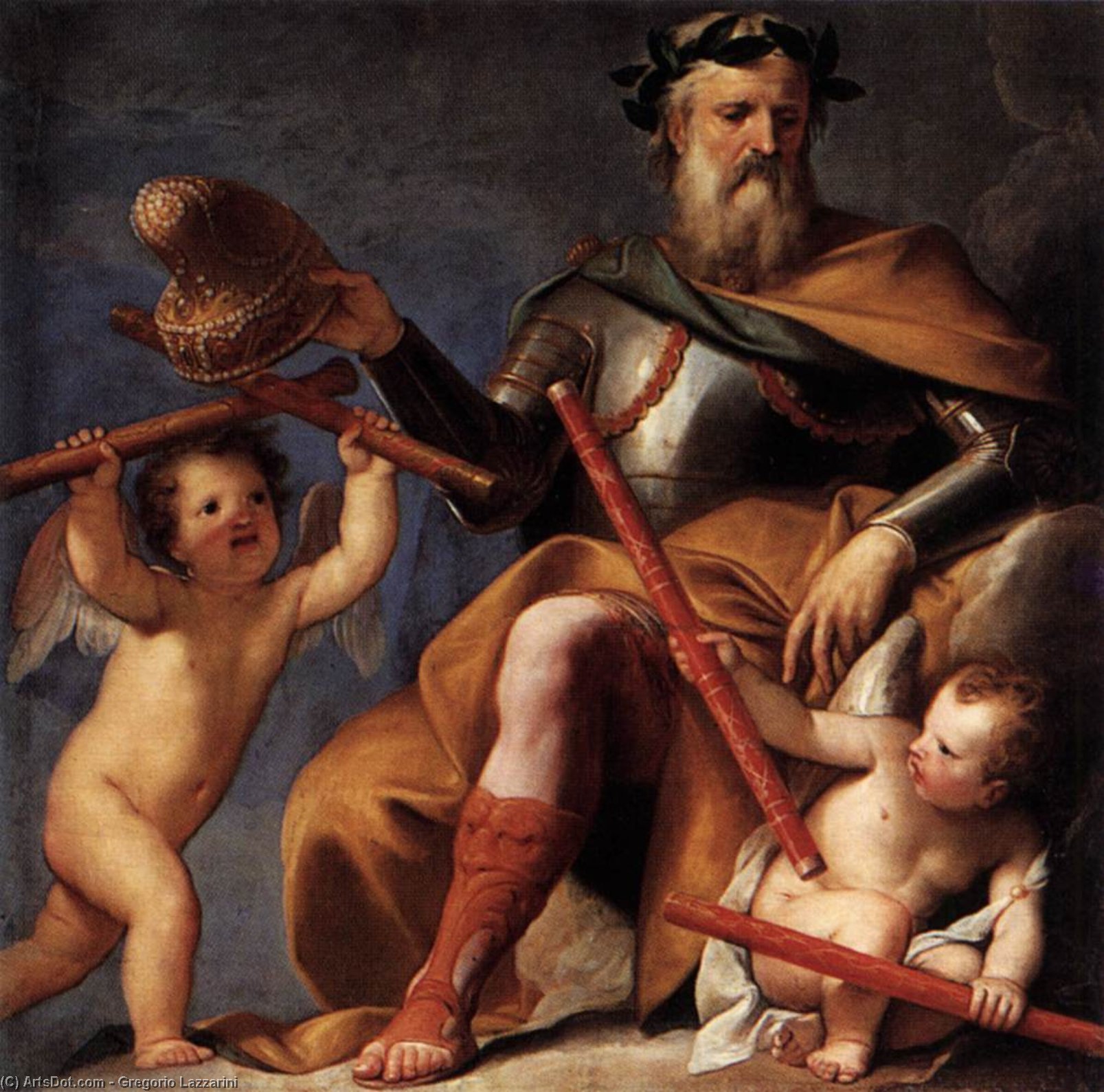 Merit Offers The Command To Doge Morosini — Gregorio Lazzarini
