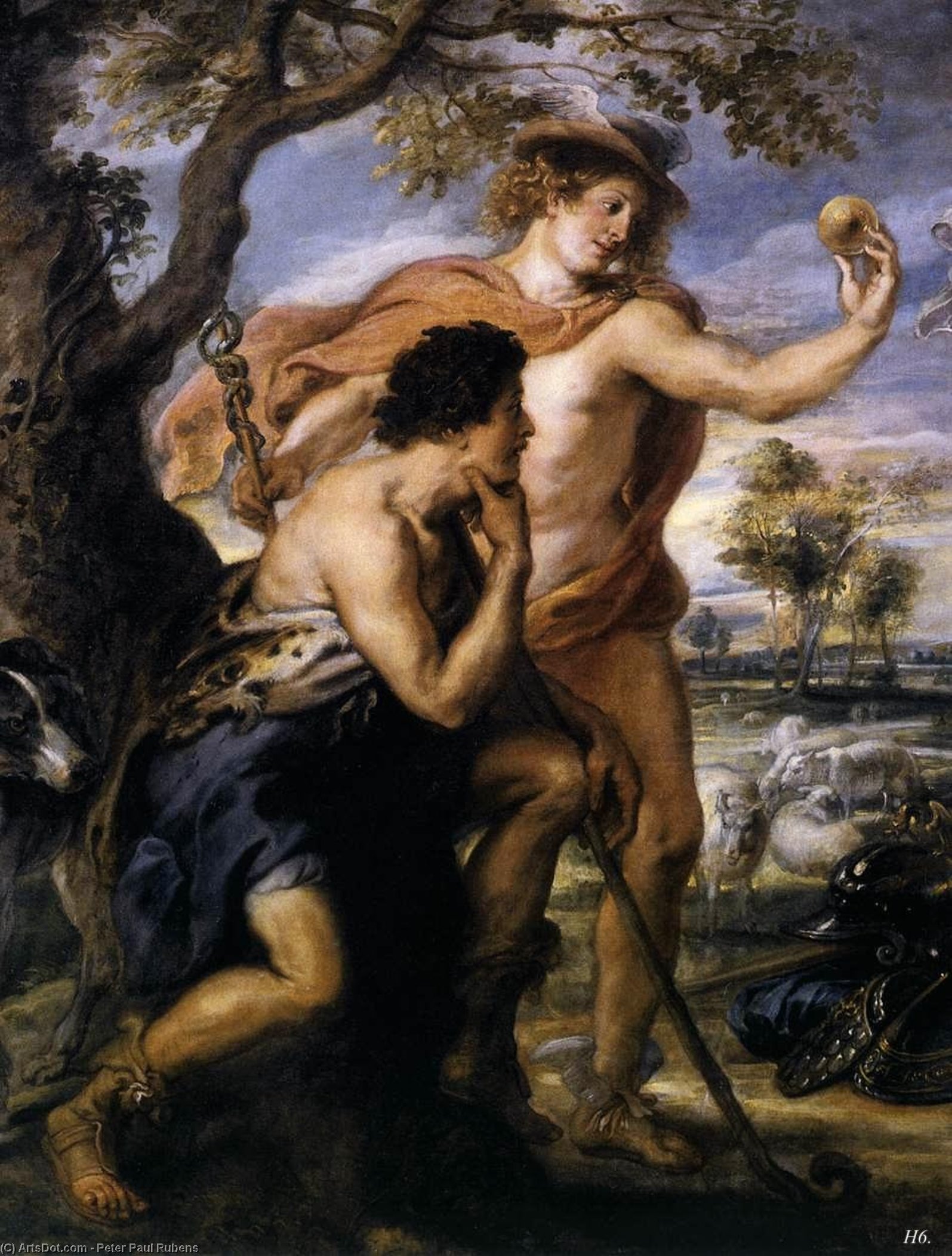 The Judgment Of Paris (detail) — Peter Paul Rubens