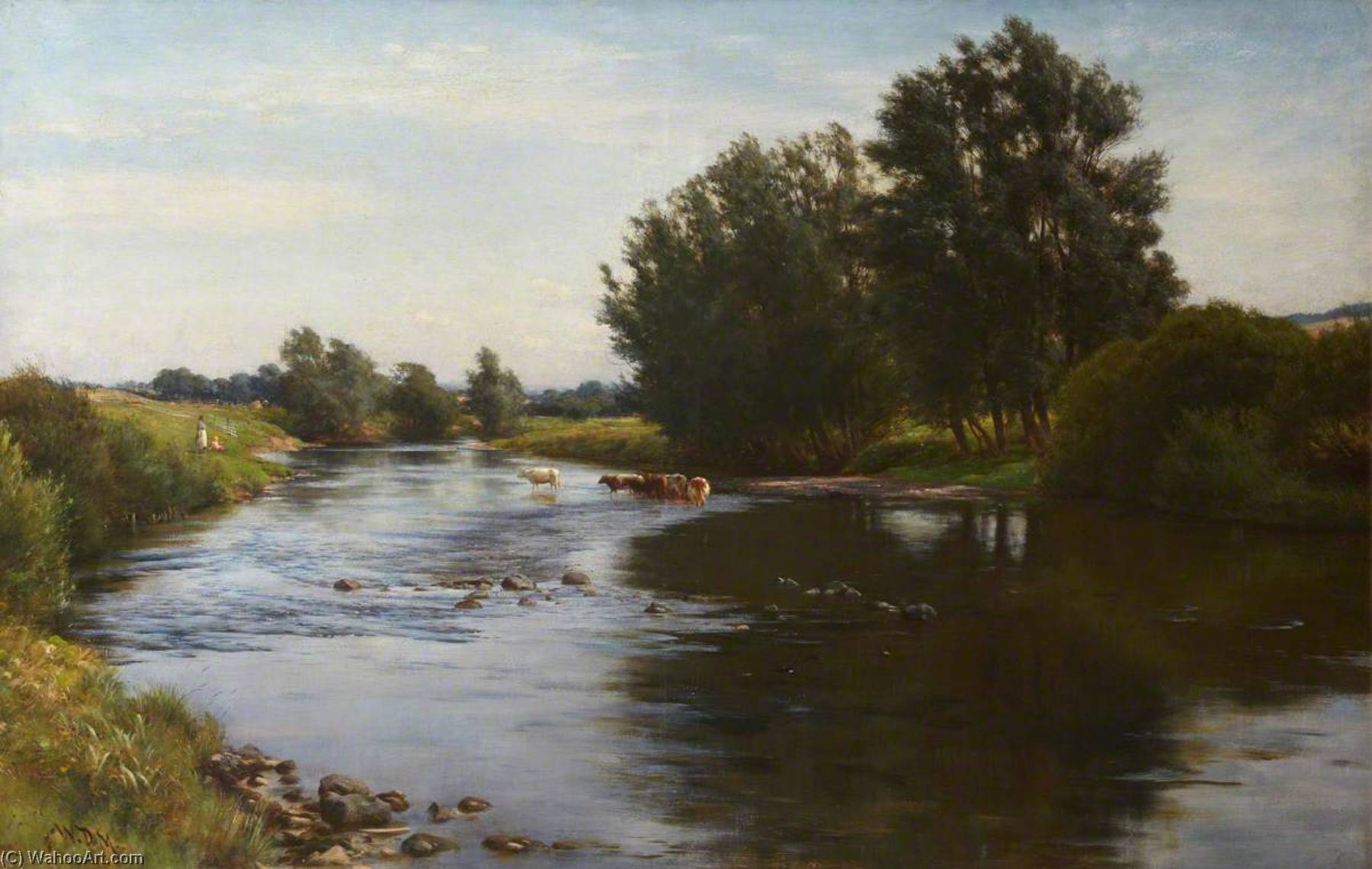 Landscape (river Tyne Near East Linton) — William Darling Mckay
