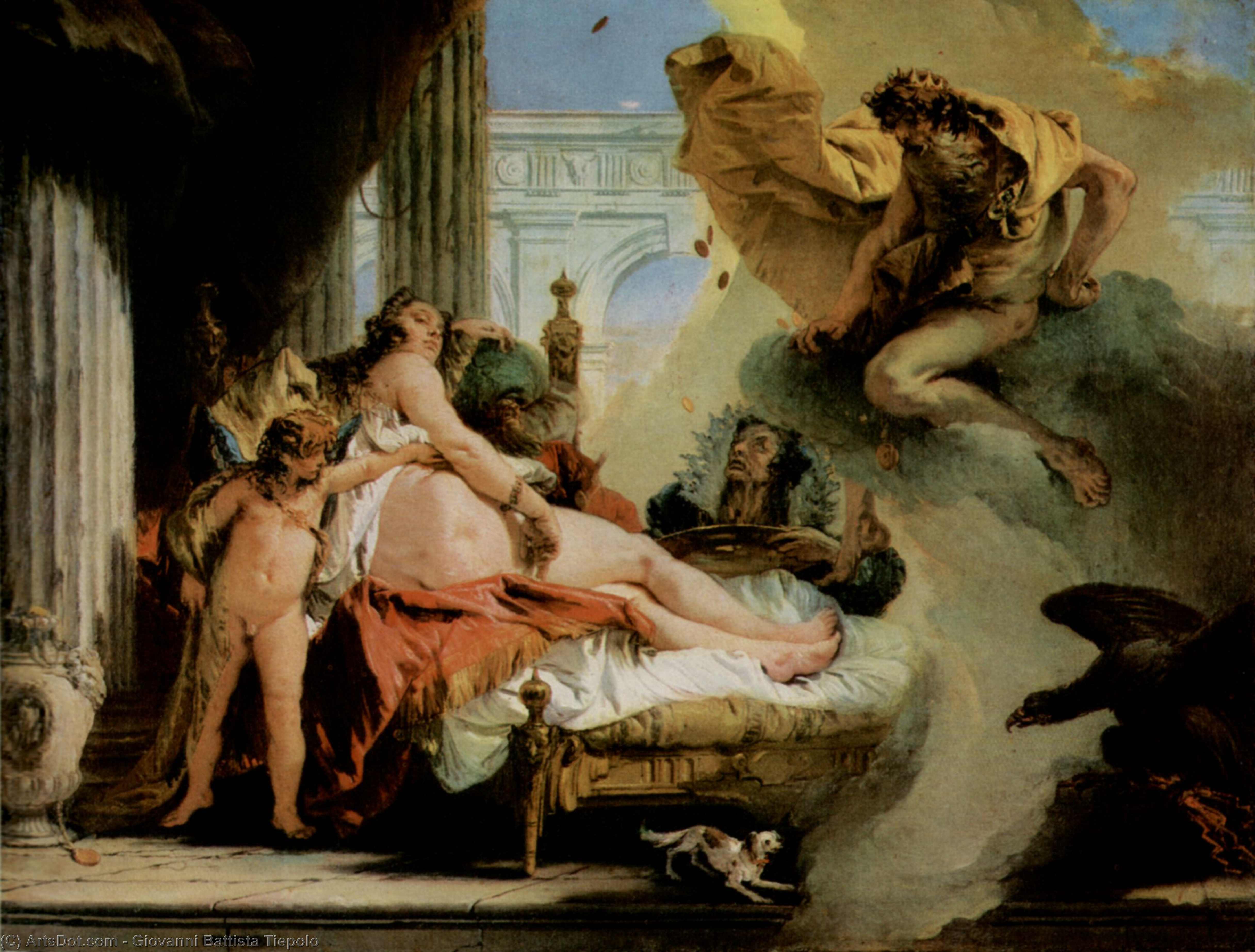 Jupiter And Danae — Giambattista Tiepolo