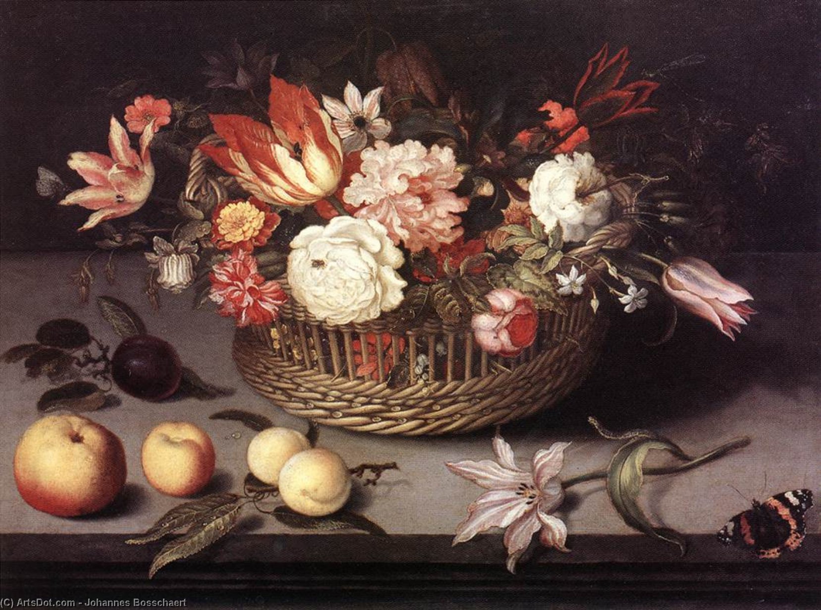 Basket Of Flowers — Johannes Bosschaert
